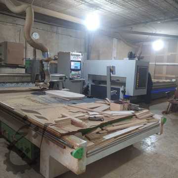 دستگاه سی ان سی (cnc) ام دی اف (mdf)
